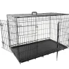 Flamingo Hundebur i metal Keo Sort XL