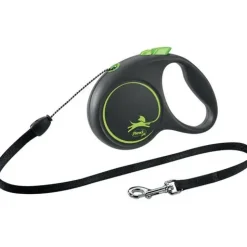 Flexi Hundesnor Flexi Black Design bånd S 5 meter 12 kg grøn