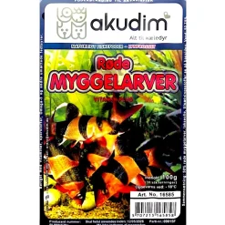 Frostfoder til Akvariefisk Frostfoder Røde myggelarver 100 g