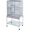 FOP Pet Products Fuglebur Gd Rival inkl bord med hjul 81x54x157 cm