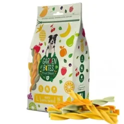 Duvo Garden Bites Fruity Dental Swirls Mix 13 cm 30 stk (vegetabilsk) - tandrensende hundesnacks
