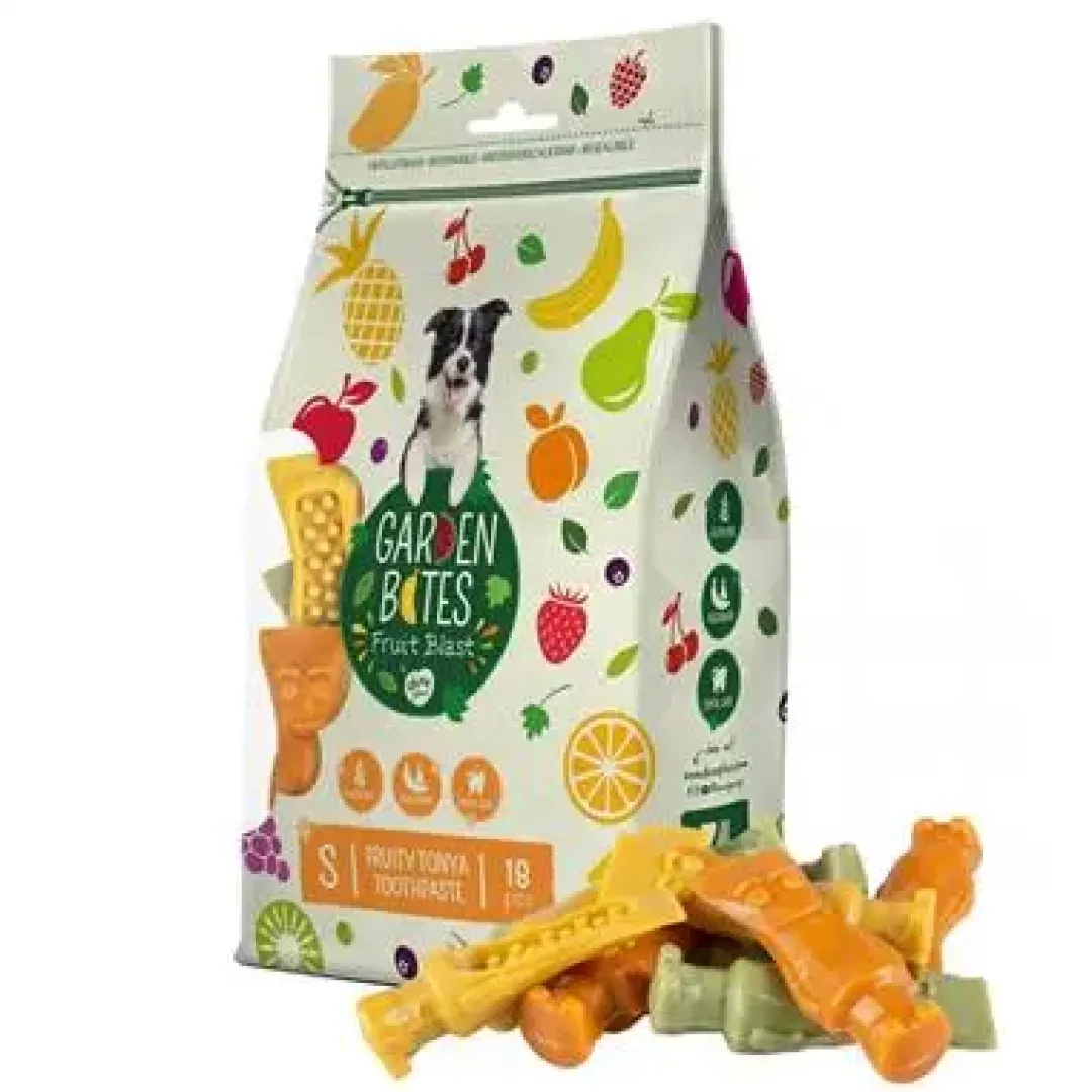 Duvo Garden Bites Fruity Friends Mix 12,5 cm 3 stk (vegetabilsk) - tyggeben til hunde