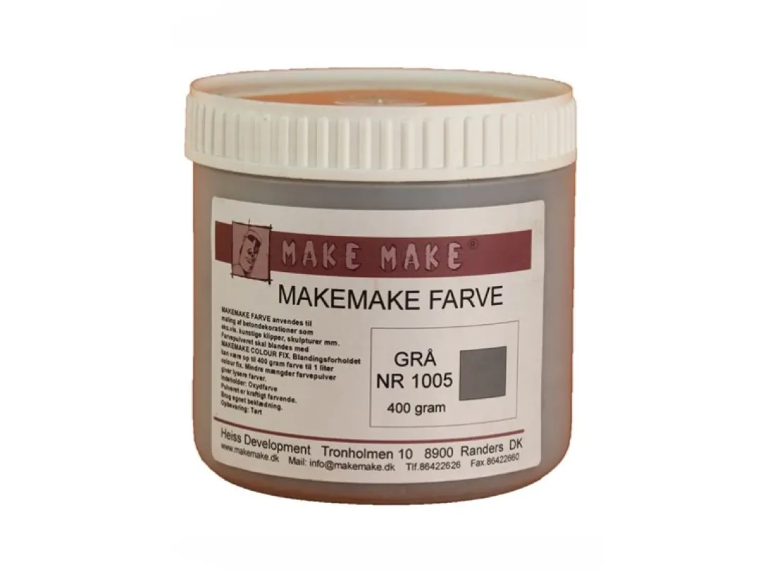 Make Make Grå farvepigment 400 ml