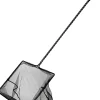 Hagen Fiskenet grovmasket 25 cm 35 cm skaft Sort