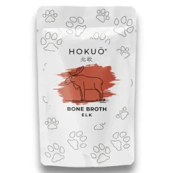 Hokuo naturlige godbidder og bouillon til hund og kat Hokuo Elk Bone Broth 100 ml - naturlig elgbouillon til hunde og katte