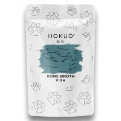 Hokuo naturlige godbidder og bouillon til hund og kat Hokuo Fish Bone Broth 100 ml - naturlig fiskebouillon til hunde og katte