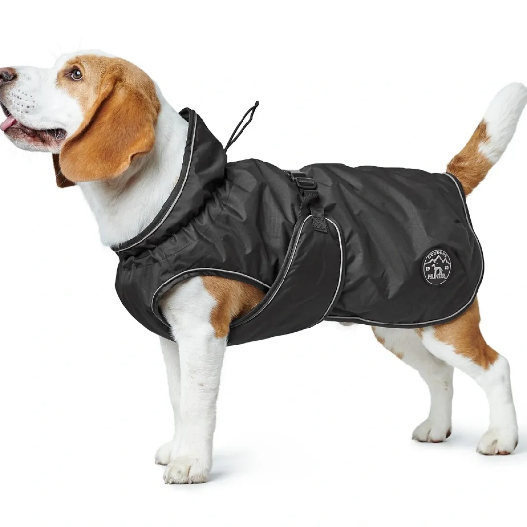 Hunter Hunde Frakke Uppsala 2i1 25 cm Sort
