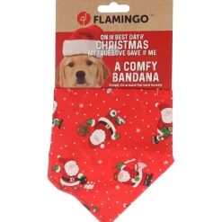 Flamingo Hunde Juletørklæde 60 x 31 cm - jule hundetilbehør