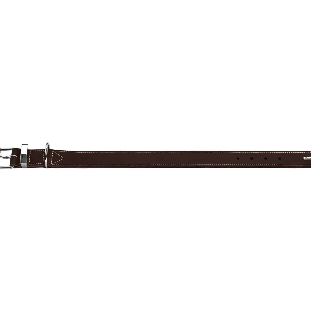 Hunter Aalborg Special Hundehalsbånd Brun 35 - 24-30 cm