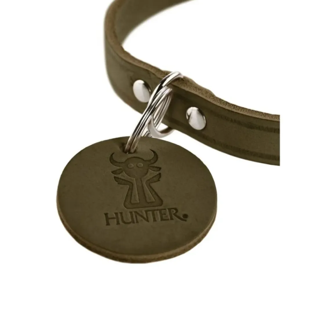 Hunter Aalborg Sport Oliven 37 hundehalsbånd - 28-33 cm