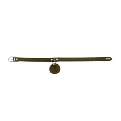Hunter Aalborg Sport Oliven 37 hundehalsbånd - 28-33 cm