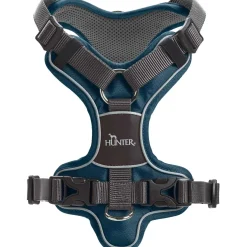Hunter Divo hundesele L-XL petrol/grå just mave 79-107 cm - Ergonomisk komfort og refleks