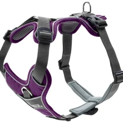 Hunter Divo hundesele L-XL violet/grå just mave 79-107 cm - Ergonomisk komfort og refleks