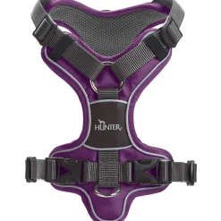 Hunter Divo hundesele L-XL violet/grå just mave 79-107 cm - Ergonomisk komfort og refleks