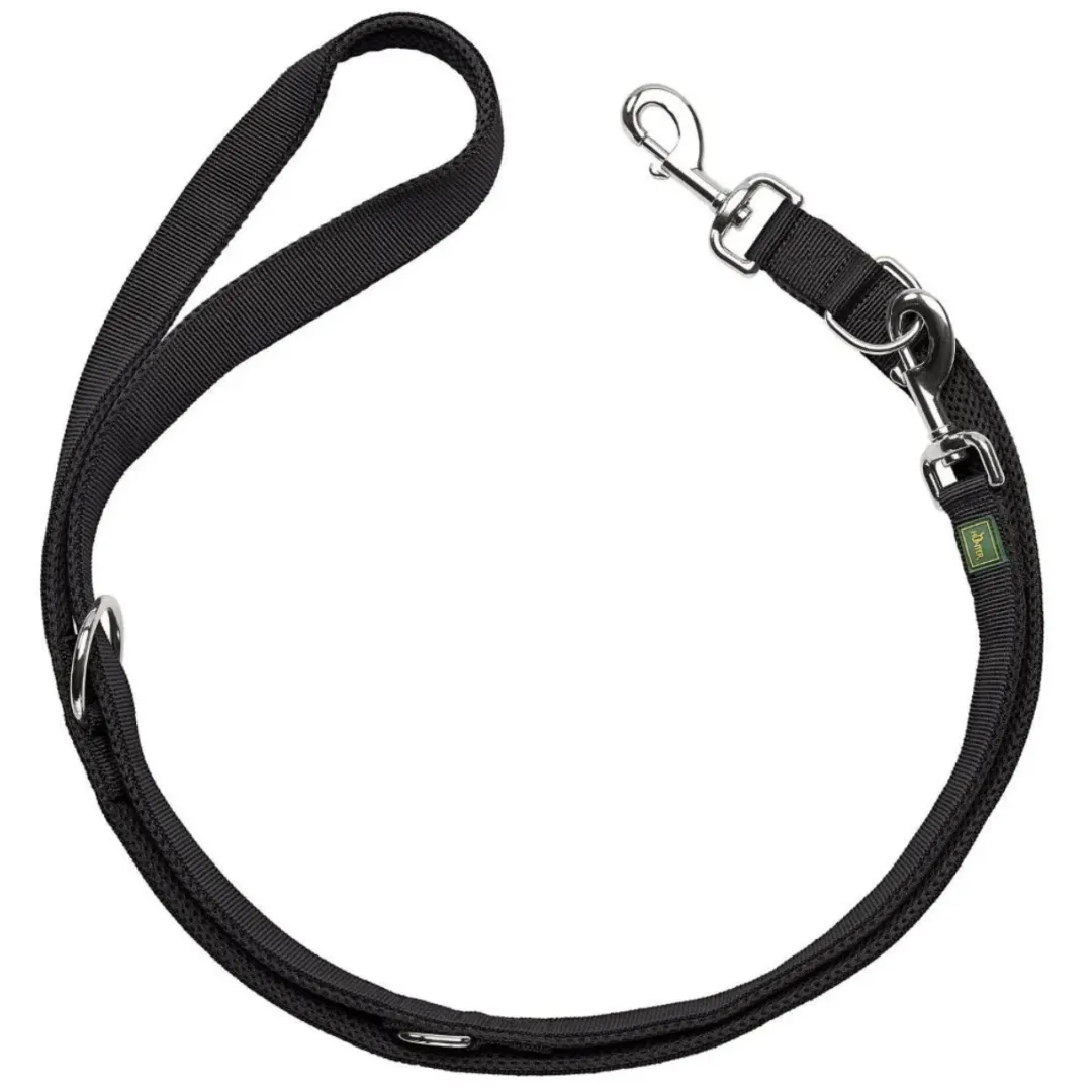 Hunter Divo UP hundeline 20/200 sort - Stabil kontrol og justerbar komfort