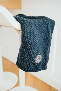 Hunter Finja pullover strik mørkeblå str. 40