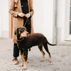 Hunter Finja pullover strik Mørkebrun str 45