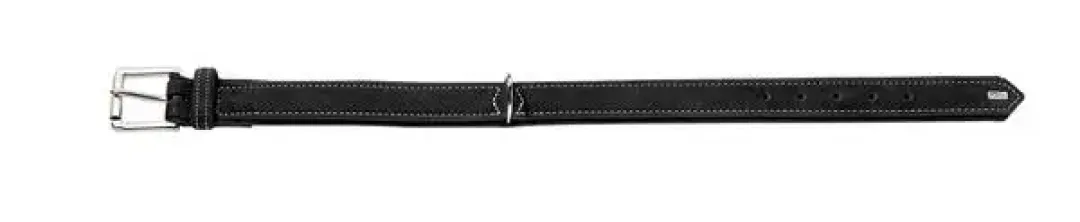 Hunter Hunting halsbånd str.55 Sort - justerbart hundehalsbånd (42 - 48 cm., B 3,5 cm.)