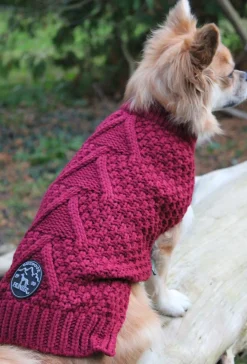 Hunter Malmø pullover strik bordeaux str. 40