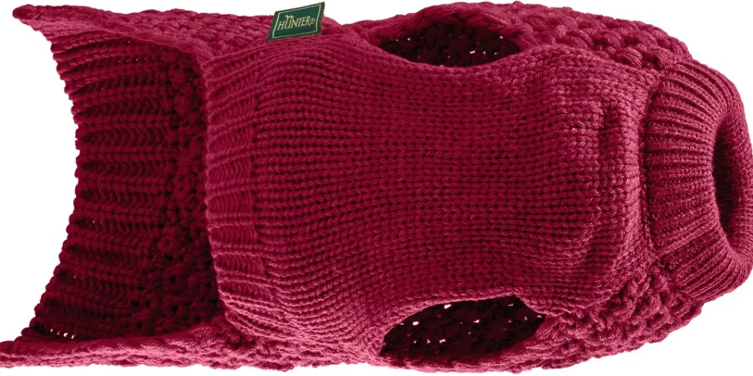 Hunter Malmø pullover strik bordeaux str. 50
