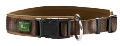 Hunter Neopren hundehalsbånd brun 35 cm - 30-35 cm indstilling