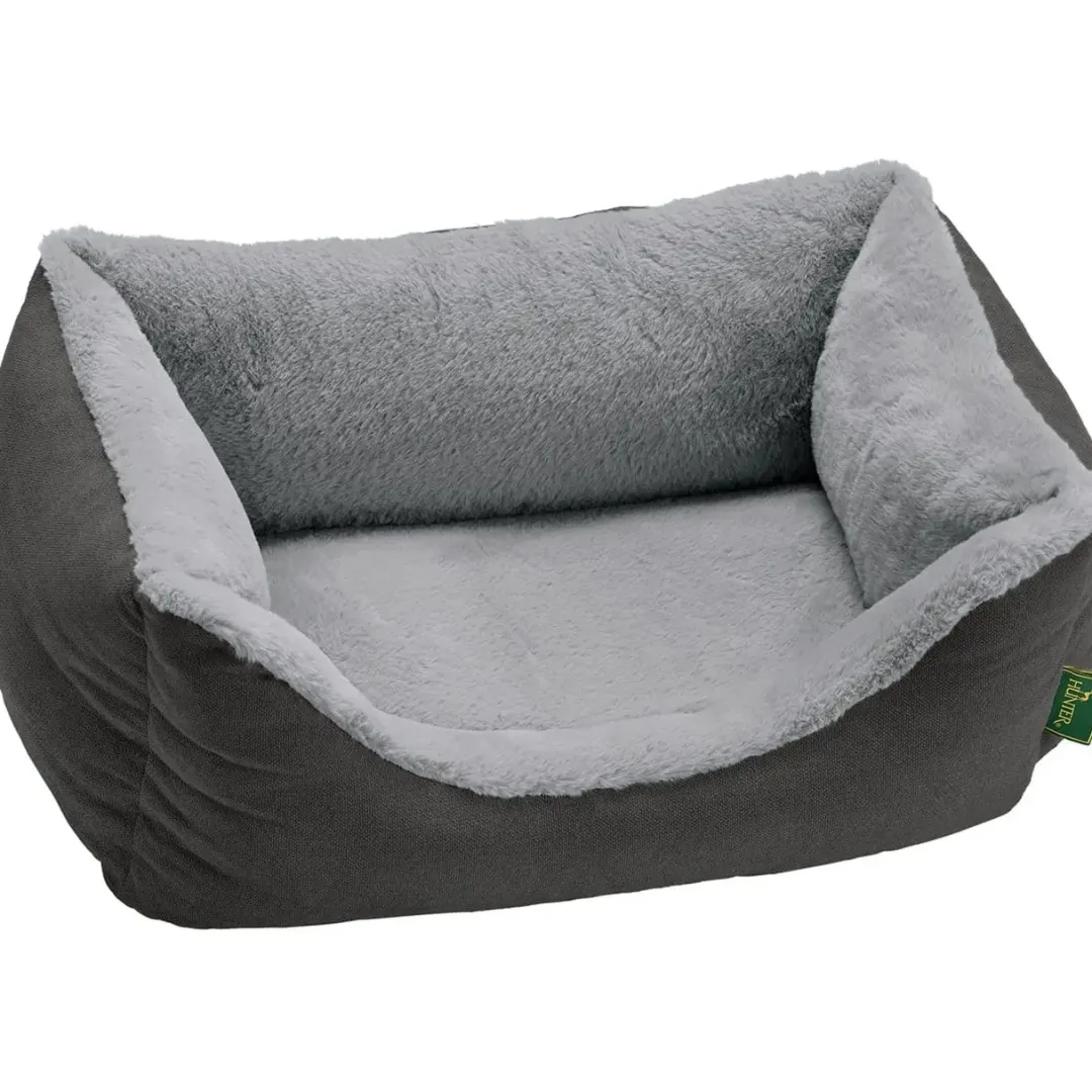Hunter Ortopædisk Rockford hundeseng Medium 80x60 cm Grå