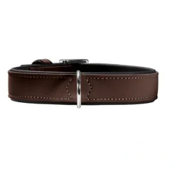 Hunter Softie hundehalsbånd brun 35 cm - 23-29 cm indstilling