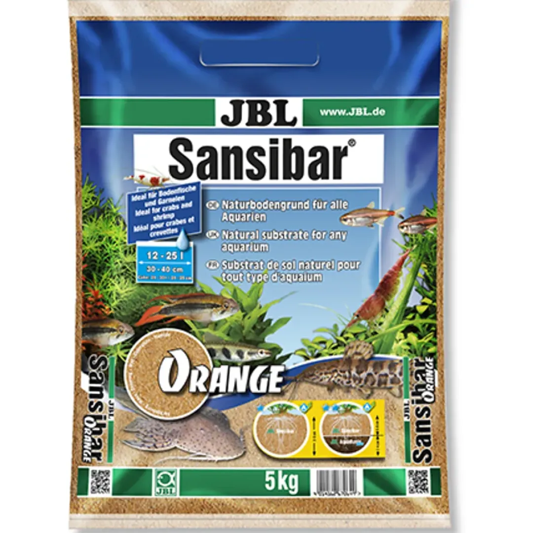 JBL Sansibar Orange 5 kg Akvariegrus