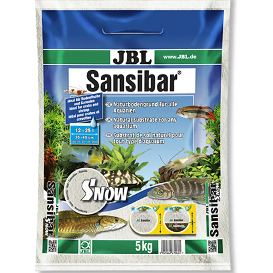JBL Sansibar Snow 10 kg Akvariegrus