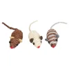 MiniZoo Jolly Paw Sisal Mus kattelegetøj 3 stk. - Naturlig kradseleg og jagtinstinkt