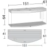 Juwel Akvarium Juwel Aquarium VISION 450 LED Sort
