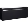 Akvastabil Kabinet 720 L 200x60x79 cm til MOVE i Sort