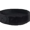 Kattens No. 1 Kattens no 1 Rund hylde med kant med plys 2 sider Ø 50 cm Sort