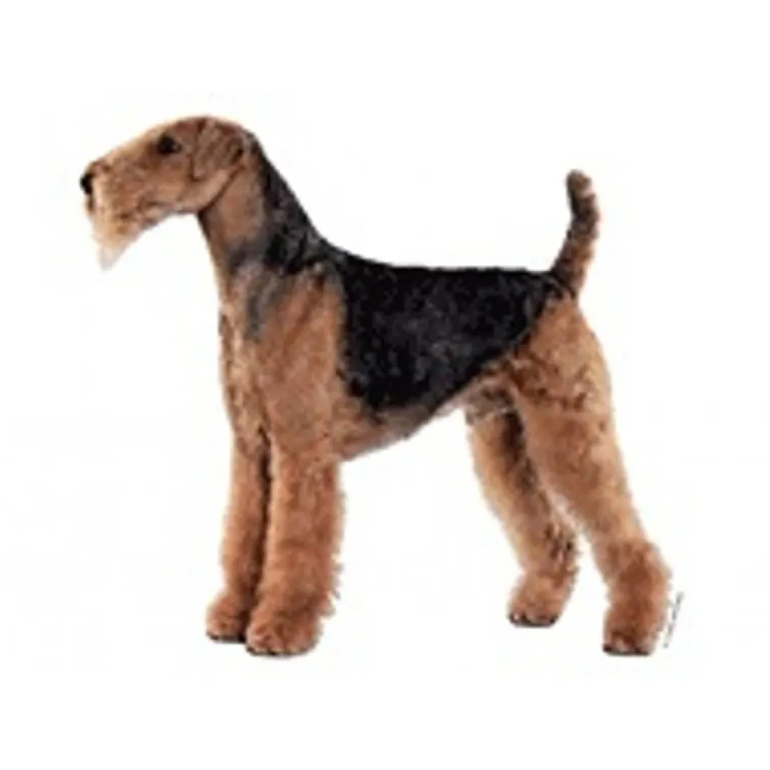 KW Hunde og Katteartikler Klistermærke af Airedale Terrier Mini