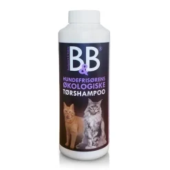 B&B Økologisk Hundeshampoo Økologisk Tørshampoo til Kat med jasmin 120 Gram
