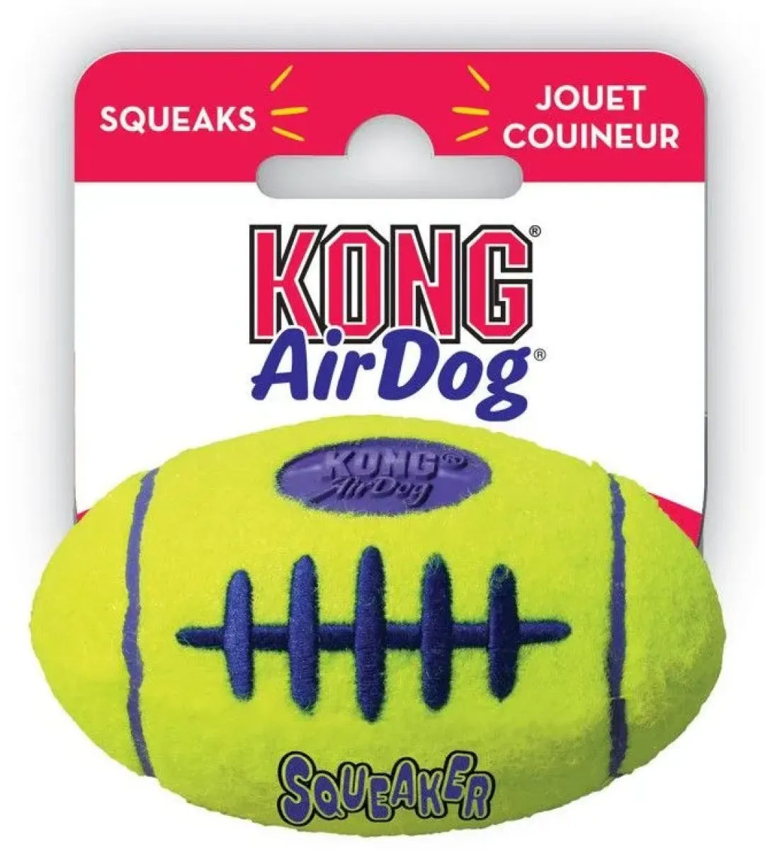 Kong Airdog Football L - robust hundebold med piv og flydefunktion