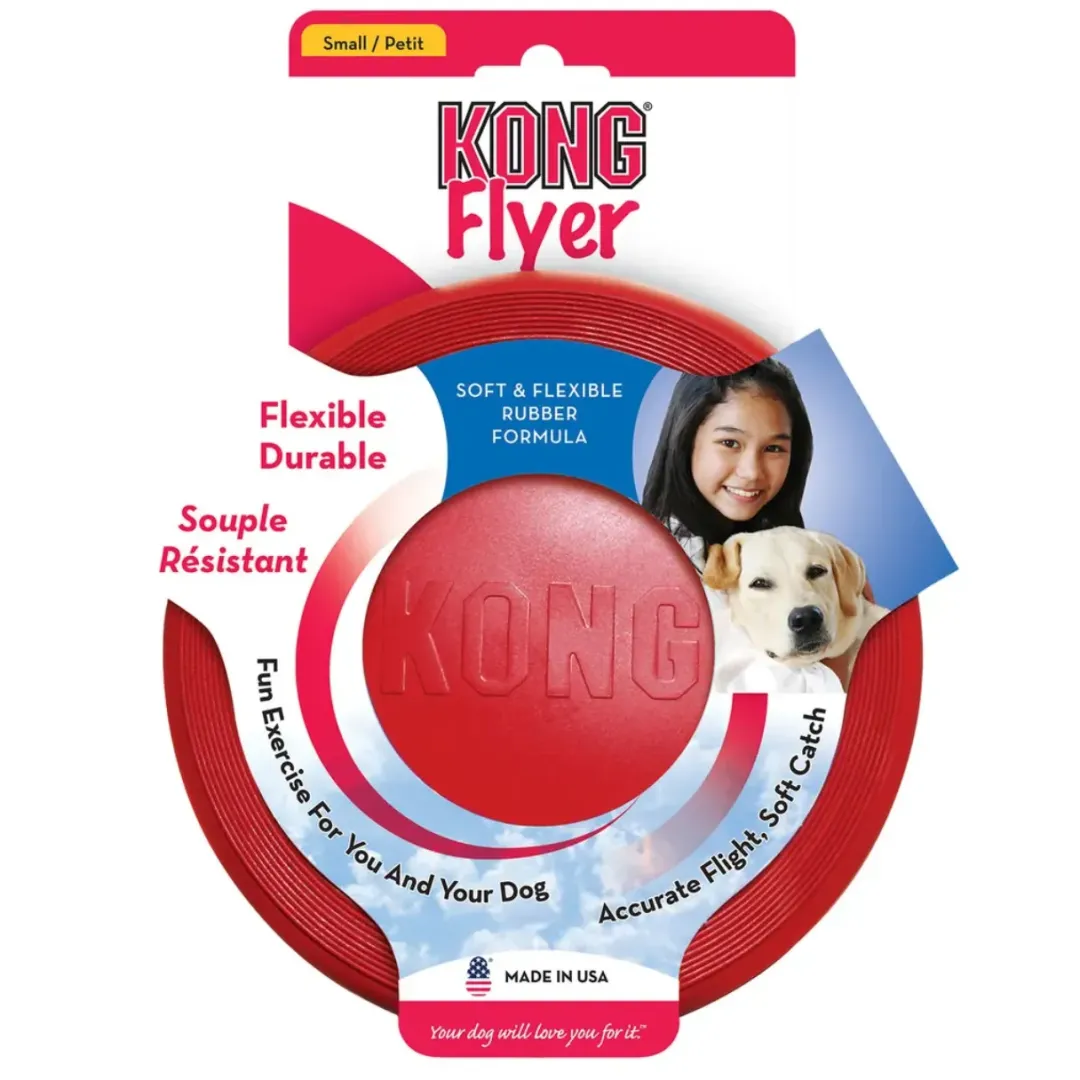 Kong Classic Flyer frisbee rød S Ø18 cm