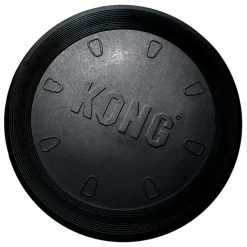 Kong Extreme Frisbee sort - ekstra slidstærk frisbee i naturgummi