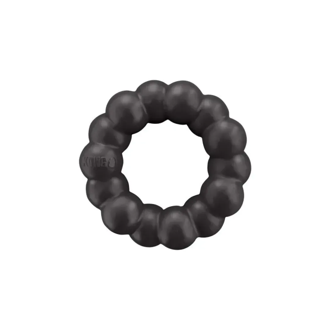 Kong Extreme Ring Sort XL 13 cm - ekstra slidstærk tyggering