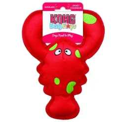 Kong Hundelegetøj Belly Flops Lobster Rød M 28 cm - sjovt vandlegetøj