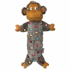 Kong Hundelegetøj LowStuff Monkey Grå L 40 cm - abe bamse til hunde