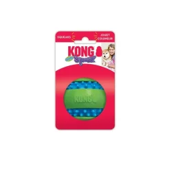 Kong Hundelegetøj Squeezz Goomz Ball Grøn XL 9 cm - pivebold med struktur
