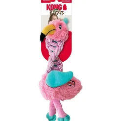 Kong Knots Twist Mix M/L - farverigt hundelegetøj med reb