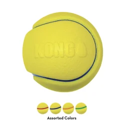 Kong Squeez Tennis 2 stk Ø 8 cm - sjove bolde med piv