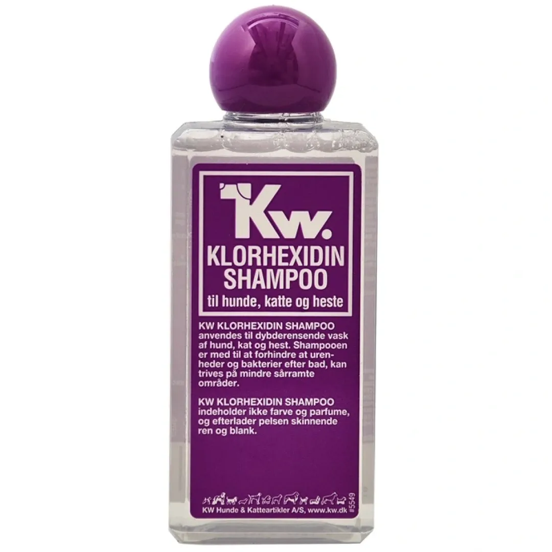 KW Hunde og Katteartikler KW Klorhexidin Shampoo 200 ml