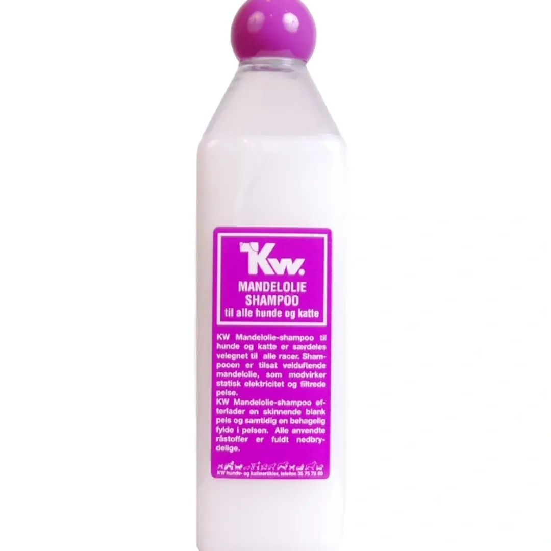 KW Hunde og Katteartikler KW Mandelolie Shampoo 500 ml