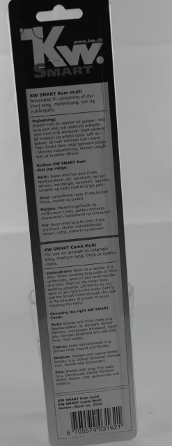 KW Hunde og Katteartikler KW Smart kam multi