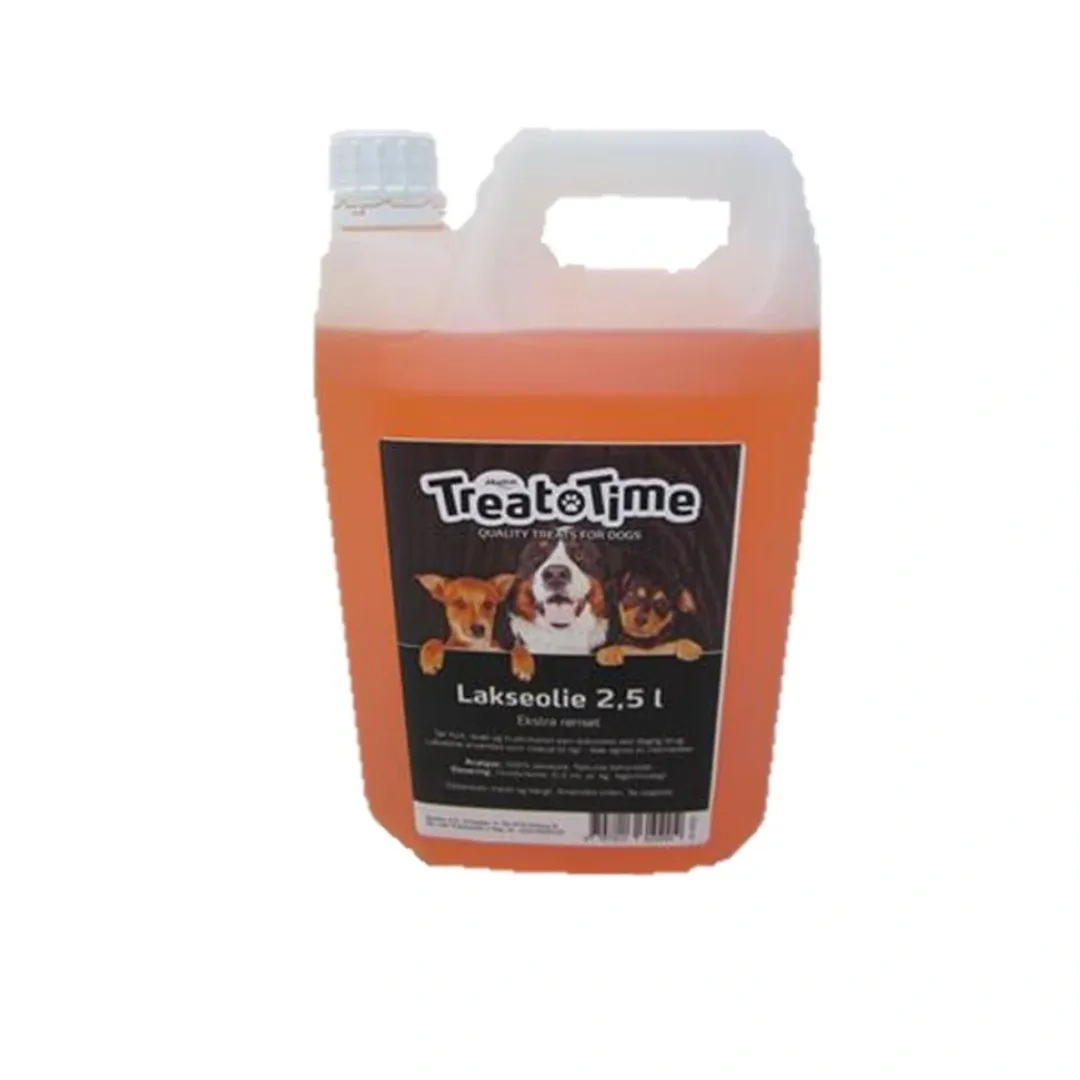 Treattime Lakseolie 2,5 liter med Omega 3 & 6