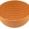 LickiMat Wobble Orange Ø 18 x 8 cm - slikkeskål til hunde