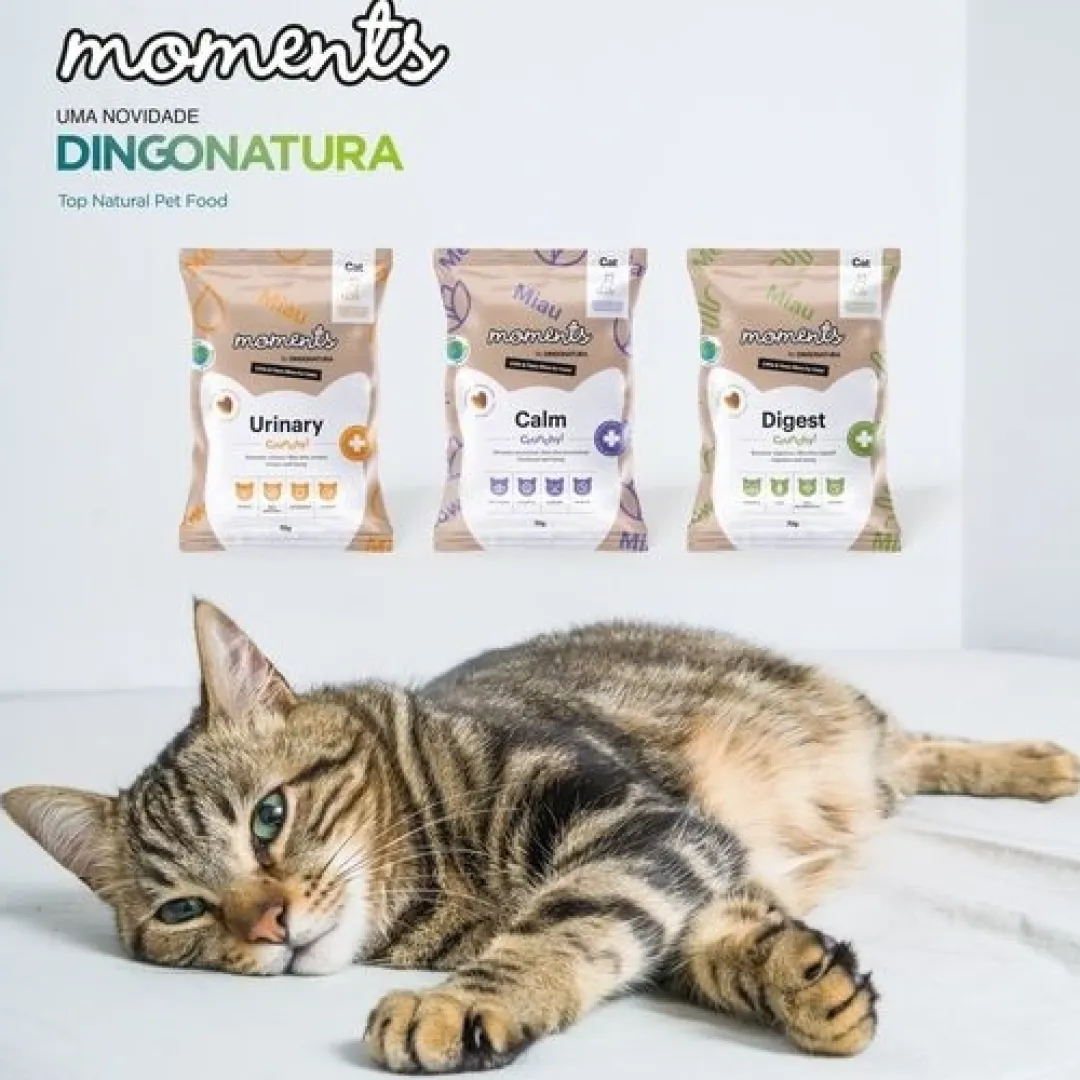 Natura Diet Super premium Hunde & kattefoder Moments Cat Digest snack 70 g